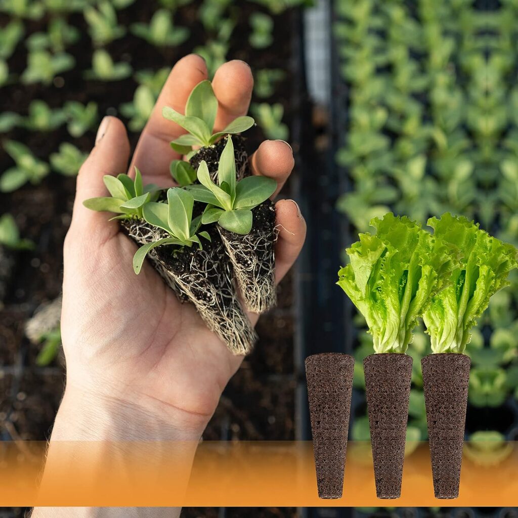 100pcs Replacement Grow Sponges, Root Growth Sponges Grow Sponges for Hydroponics Seedling Starter Sponges Seed Pods Suitbble for Garden Hydroponic Gardening Planting Growing System Supplies 100pcs Replacement Grow Sponges, Root Growth Sponges Grow Sponges for Hydroponics Seedling Starter Sponges Seed Pods Suitbble for Garden Hydroponic Gardening Planting Growing System Supplies