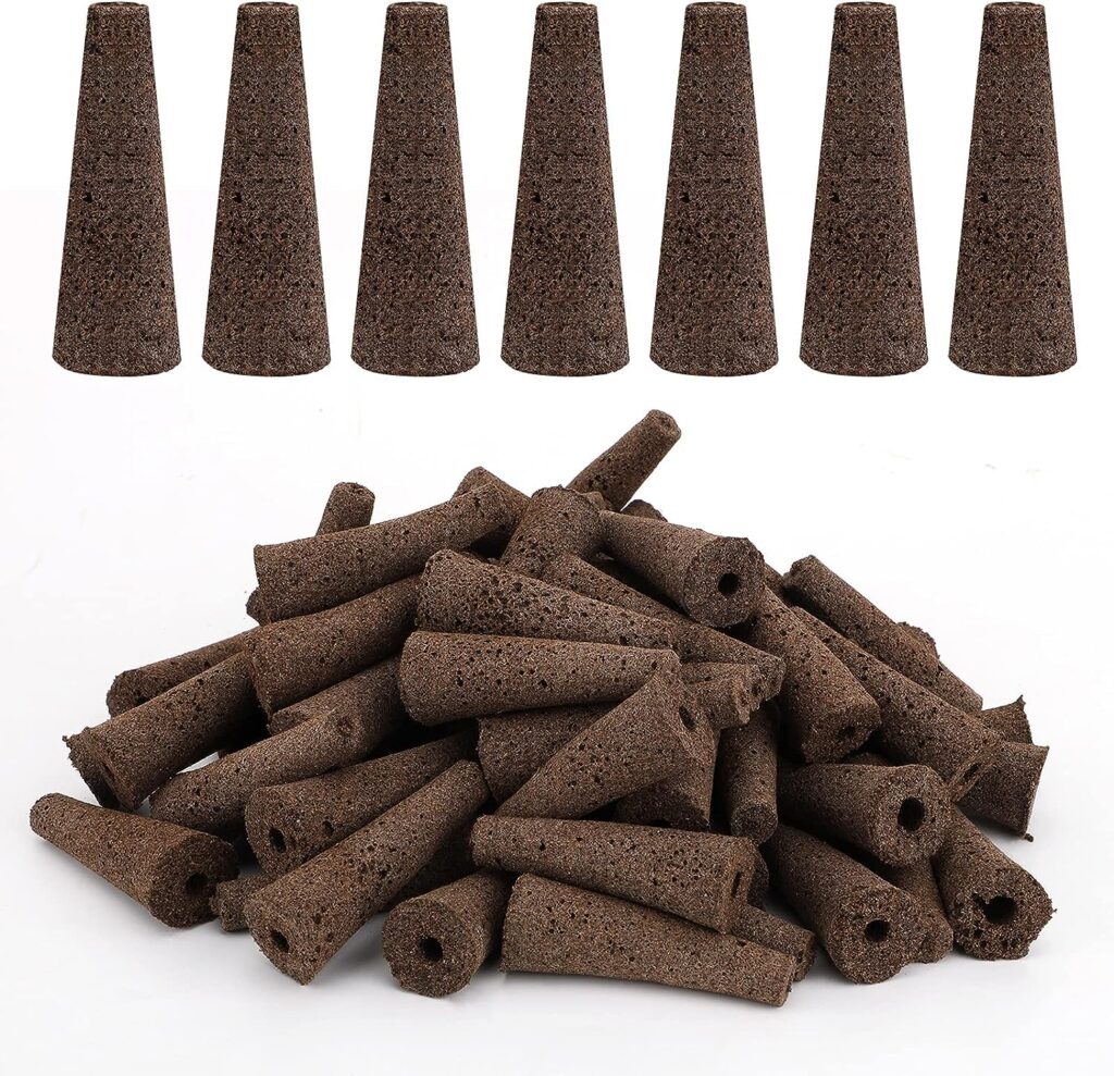 100pcs Replacement Grow Sponges, Root Growth Sponges Grow Sponges for Hydroponics Seedling Starter Sponges Seed Pods Suitbble for Garden Hydroponic Gardening Planting Growing System Supplies 100pcs Replacement Grow Sponges, Root Growth Sponges Grow Sponges for Hydroponics Seedling Starter Sponges Seed Pods Suitbble for Garden Hydroponic Gardening Planting Growing System Supplies