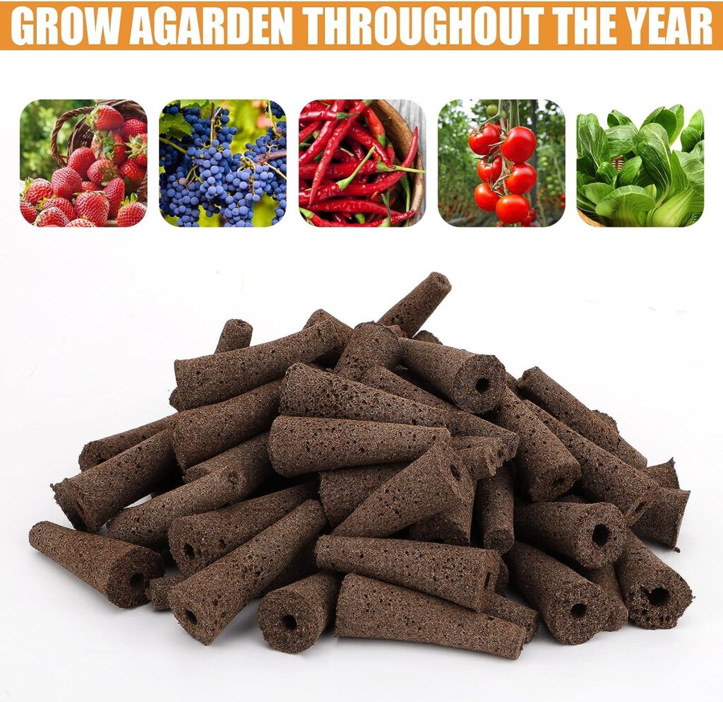 100pcs Replacement Grow Sponges, Root Growth Sponges Grow Sponges for Hydroponics Seedling Starter Sponges Seed Pods Suitbble for Garden Hydroponic Gardening Planting Growing System Supplies 100pcs Replacement Grow Sponges, Root Growth Sponges Grow Sponges for Hydroponics Seedling Starter Sponges Seed Pods Suitbble for Garden Hydroponic Gardening Planting Growing System Supplies