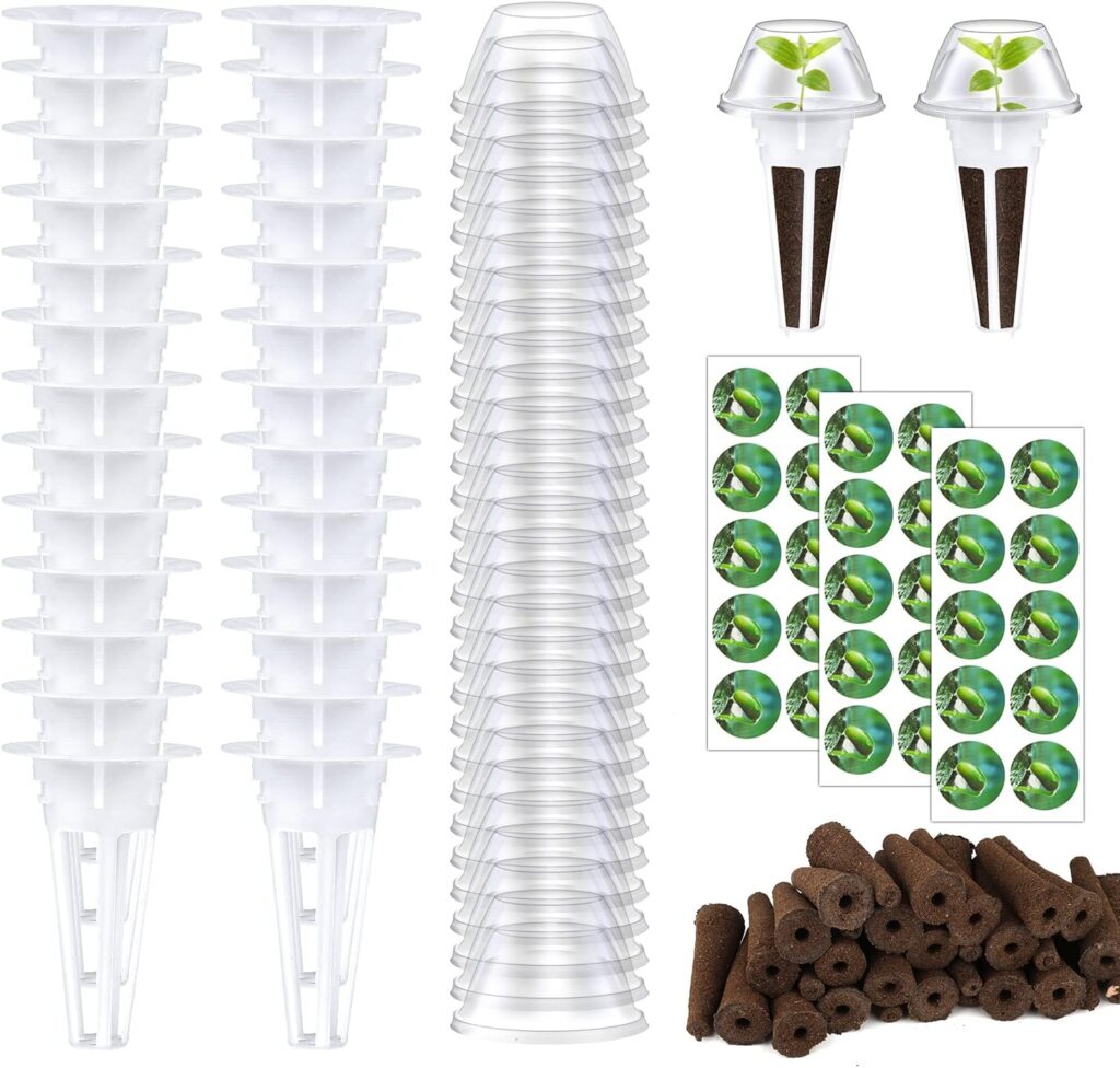 120pcs Hydroponic Seed Pod Kit, Including 30pcs Seed Pod Basket 30pcs Insulation Lids 30pcs Plant Grow Sponge 30pcs Hydroponic Plant Labels Hydroponic Growing Kit 120pcs Hydroponic Seed Pod Kit, Including 30pcs Seed Pod Basket 30pcs Insulation Lids 30pcs Plant Grow Sponge 30pcs Hydroponic Plant Labels Hydroponic Growing Kit