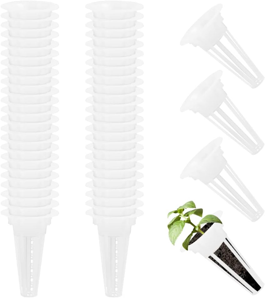 50Pcs Grow Baskets for Hydroponics Supplies, Seed Pods Basket Replacement, Hydroponic Net Pots Pods for Grow Sponges Garden, Slotted Cups Plant Growing Containers for Herb 50Pcs Grow Baskets for Hydroponics Supplies, Seed Pods Basket Replacement, Hydroponic Net Pots Pods for Grow Sponges Garden, Slotted Cups Plant Growing Containers for Herb
