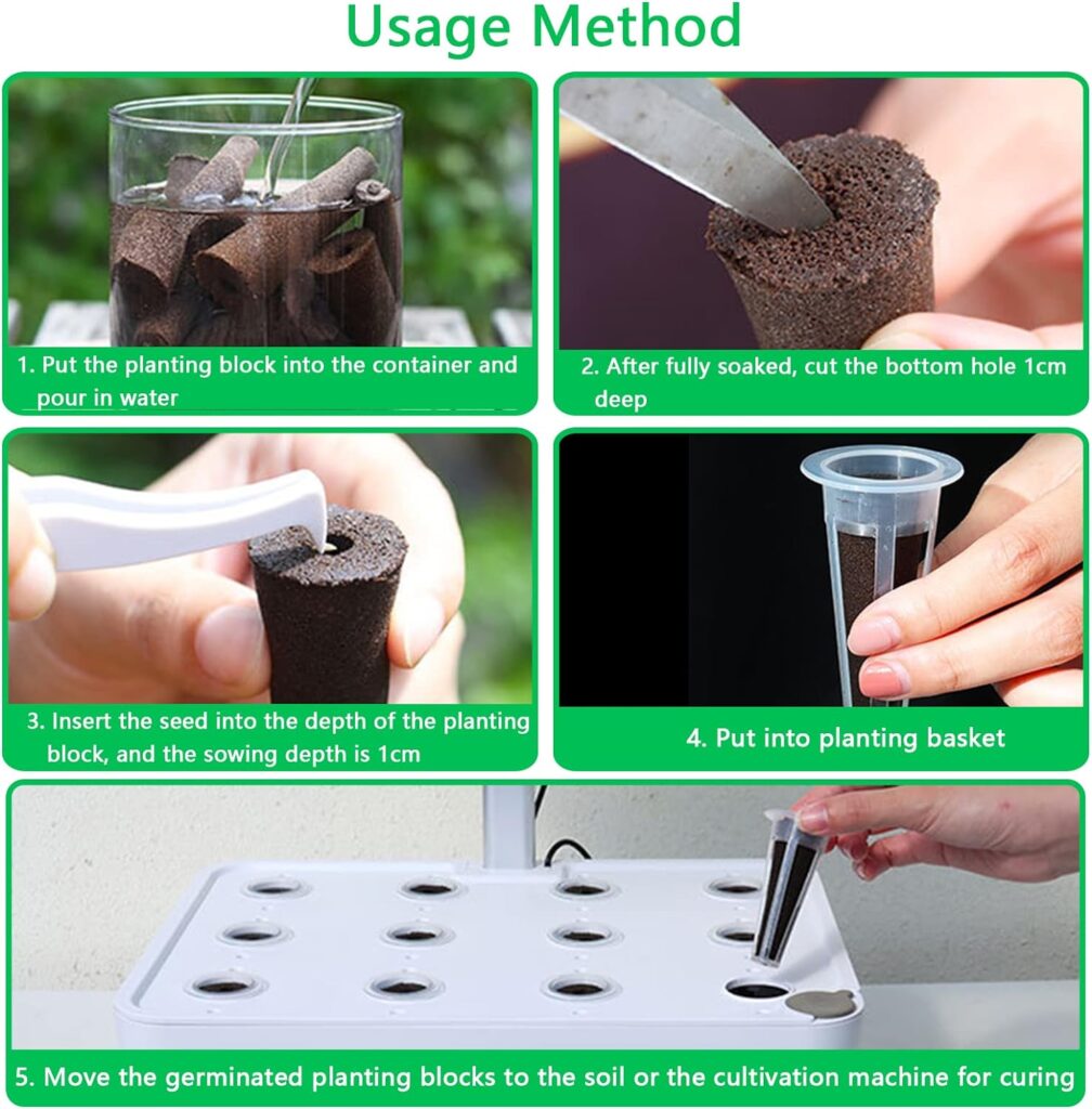 Mocoli Growing Set, 200 pcs Hydroponic Growing Kits Replacement Set for Hydroponic Growing Systems Growing Sponges 50 Planting Baskets 50 Shading Stickers 50 Planting Wadding 50 Seedling Covers Mocoli Growing Set, 200 pcs Hydroponic Growing Kits Replacement Set for Hydroponic Growing Systems Growing Sponges 50 Planting Baskets 50 Shading Stickers 50 Planting Wadding 50 Seedling Covers