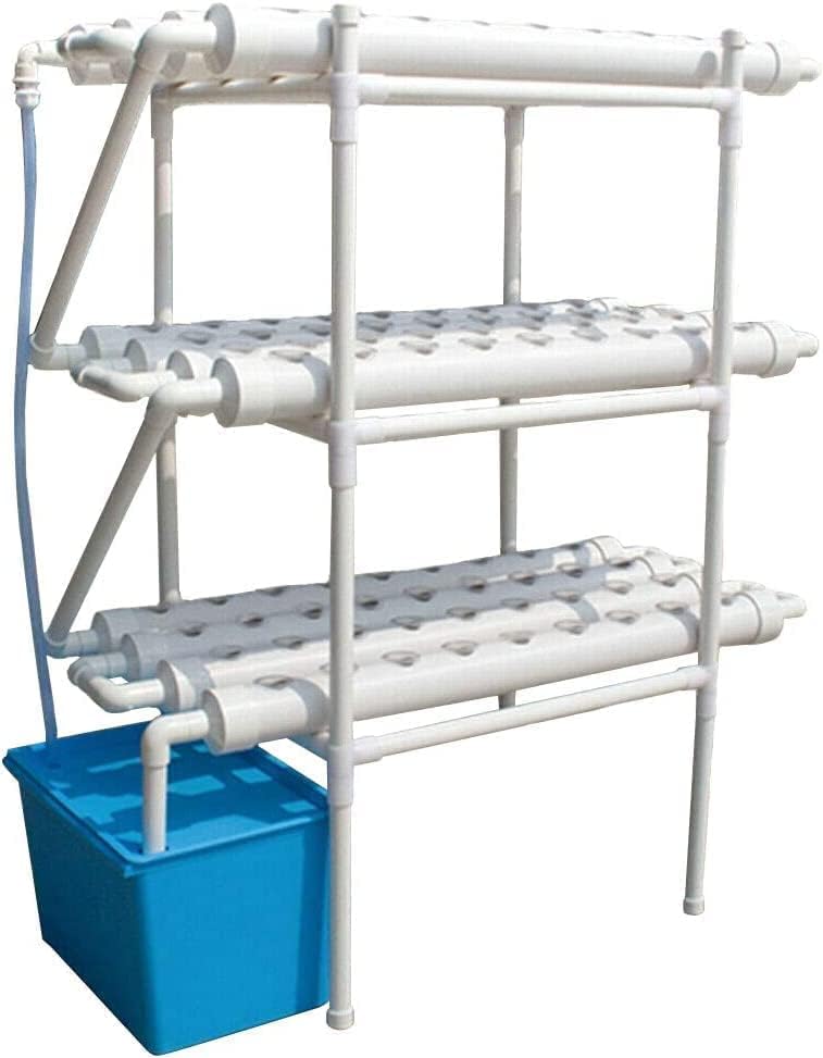 RANZIX Hydroponic Grow Kit 3 Layers 108 Locations and Flow Deep Water Cultural Gardens with Pump DIY Plant Kit for Plant Vegetable Tool Hydroponic Growing System RANZIX Hydroponic Grow Kit 3 Layers 108 Locations and Flow Deep Water Cultural Gardens with Pump DIY Plant Kit for Plant Vegetable Tool Hydroponic Growing System