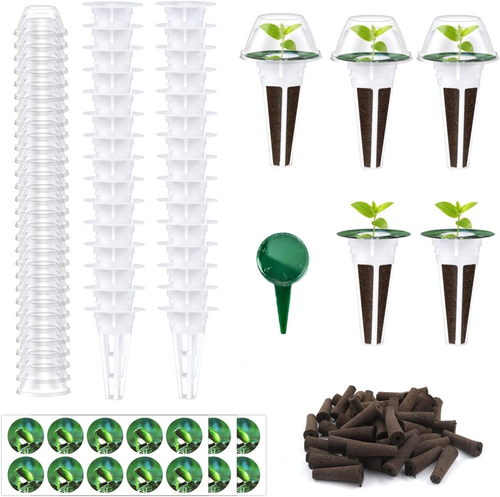 121pcs Seed Pod Kit Compatible with Aerogarden, Hydroponics Garden Accessories for Growing System, Grow Anything Kit with 30 Grow Sponges, 30 Grow Baskets, 30 Grow Domes, 30 Pod Labels, 1 Dispenser 121pcs Seed Pod Kit Compatible with Aerogarden, Hydroponics Garden Accessories for Growing System, Grow Anything Kit with 30 Grow Sponges, 30 Grow Baskets, 30 Grow Domes, 30 Pod Labels, 1 Dispenser