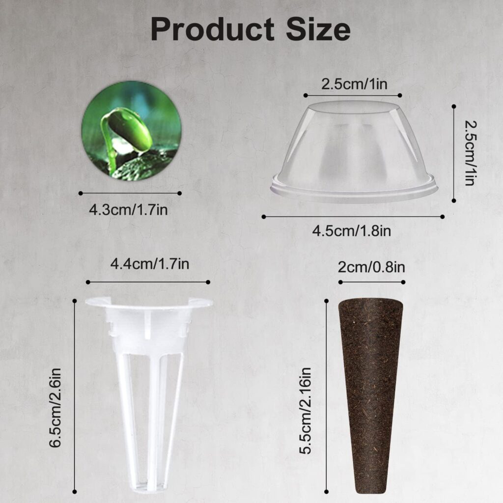 121pcs Seed Pod Kit Compatible with Aerogarden, Hydroponics Garden Accessories for Growing System, Grow Anything Kit with 30 Grow Sponges, 30 Grow Baskets, 30 Grow Domes, 30 Pod Labels, 1 Dispenser 121pcs Seed Pod Kit Compatible with Aerogarden, Hydroponics Garden Accessories for Growing System, Grow Anything Kit with 30 Grow Sponges, 30 Grow Baskets, 30 Grow Domes, 30 Pod Labels, 1 Dispenser