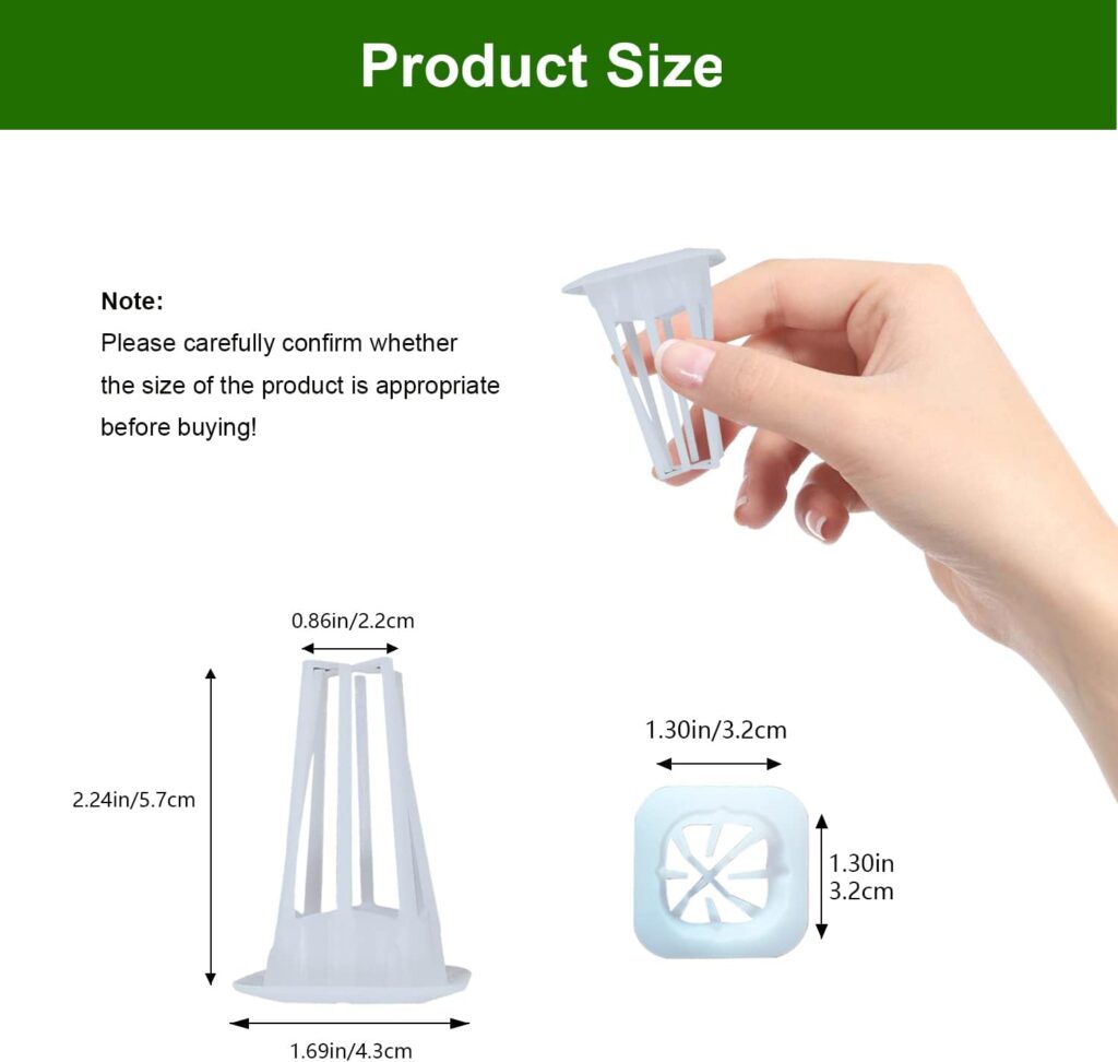 Ambgrow 50pcs Grow Baskets for Indoor Hydroponics Supplies, Hydroponics Growing System Plant Seed Pods Compatible with Partly QYO, LYKO,Idoo Hydroponic Garden System(Square)