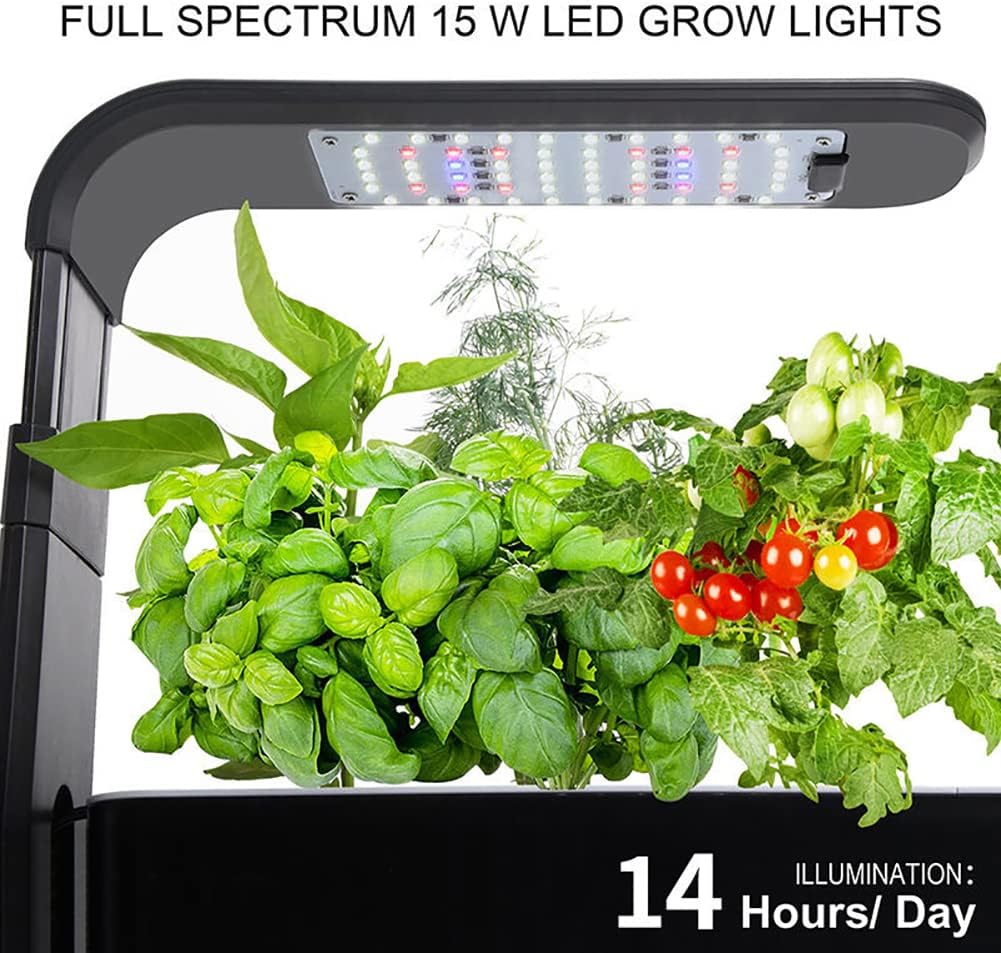 ARWIC Hydroponics Growing System 3 Pods Indoor Herb Garden Kit with LED Grow Light Automatic Timer Germination Kits 35cm Height Adjustable Smart Garden Planter for Home, Kitchen, Gardening ARWIC Hydroponics Growing System 3 Pods Indoor Herb Garden Kit with LED Grow Light Automatic Timer Germination Kits 35cm Height Adjustable Smart Garden Planter for Home, Kitchen, Gardening