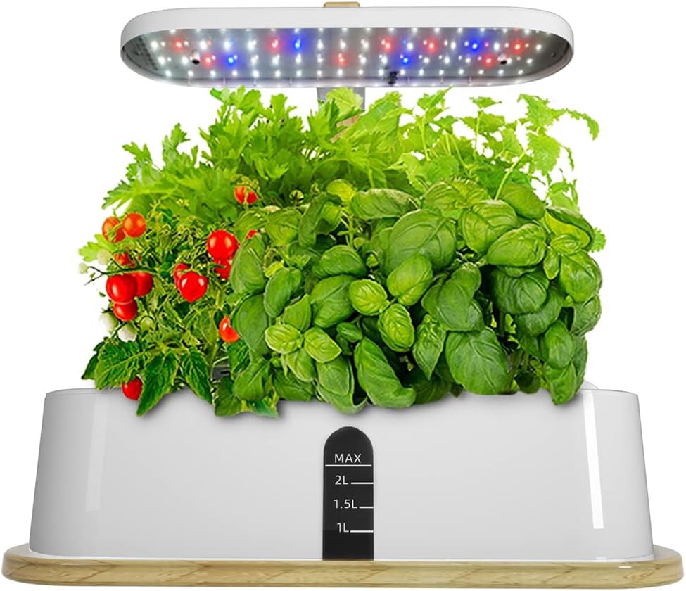 ARWIC Hydroponics Growing System 9 Pods Indoor Herb Garden Kit with 15W LED Grow Light Automatic Timer Germination Kits Height Adjustable Smart Garden Planter for Home, Kitchen, Gardening ARWIC Hydroponics Growing System 9 Pods Indoor Herb Garden Kit with 15W LED Grow Light Automatic Timer Germination Kits Height Adjustable Smart Garden Planter for Home, Kitchen, Gardening