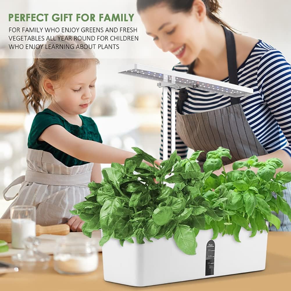 ARWIC Hydroponics Growing System 9 Pods Indoor Herb Garden Kit with 15W LED Grow Light Automatic Timer Germination Kits Height Adjustable Smart Garden Planter for Home, Kitchen, Gardening ARWIC Hydroponics Growing System 9 Pods Indoor Herb Garden Kit with 15W LED Grow Light Automatic Timer Germination Kits Height Adjustable Smart Garden Planter for Home, Kitchen, Gardening