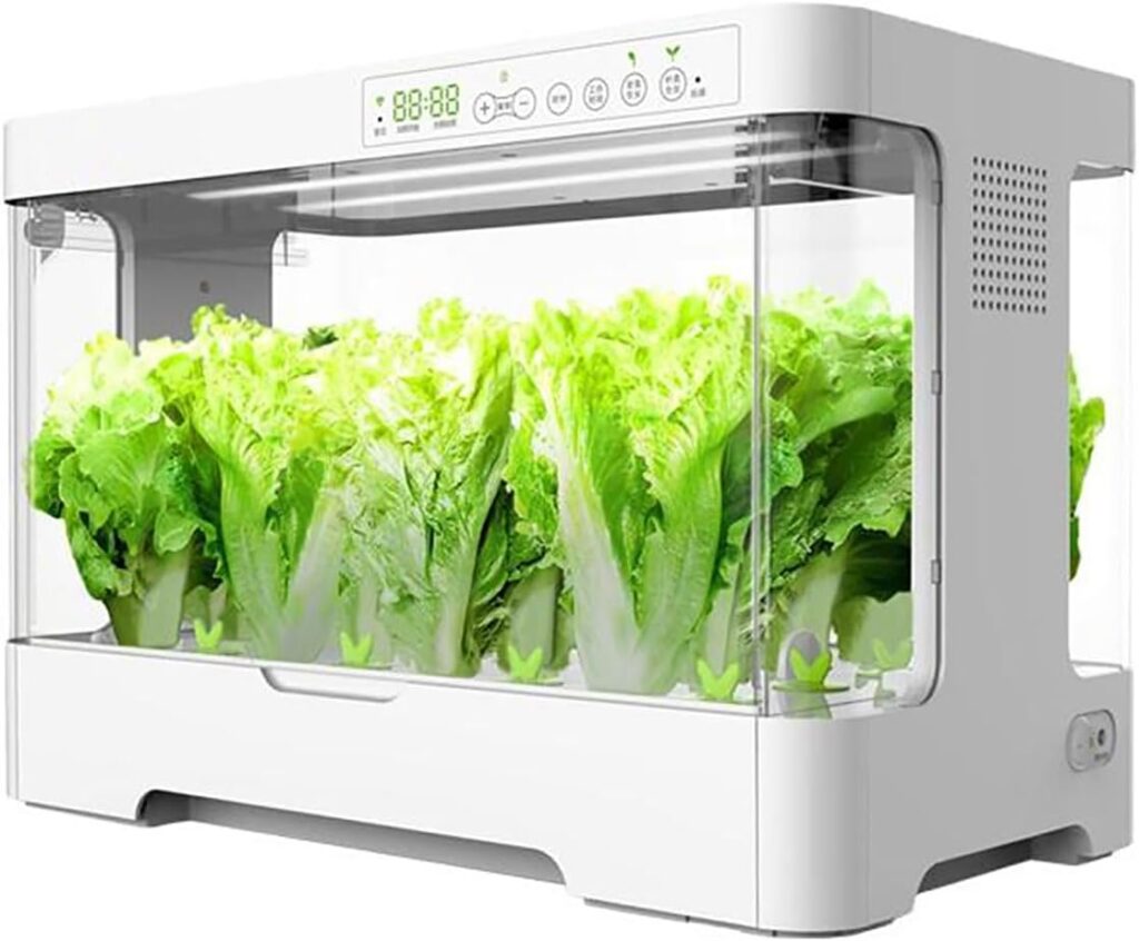 DISHENGZHEN Hydroponics Growing System, 30 Pods Indoor Herb Garden Kit with 20W LED Grow Light Automatic Timer Germination Kits, 4L Water Tank Smart Garden Planter for Home, Kitchen, Gardening