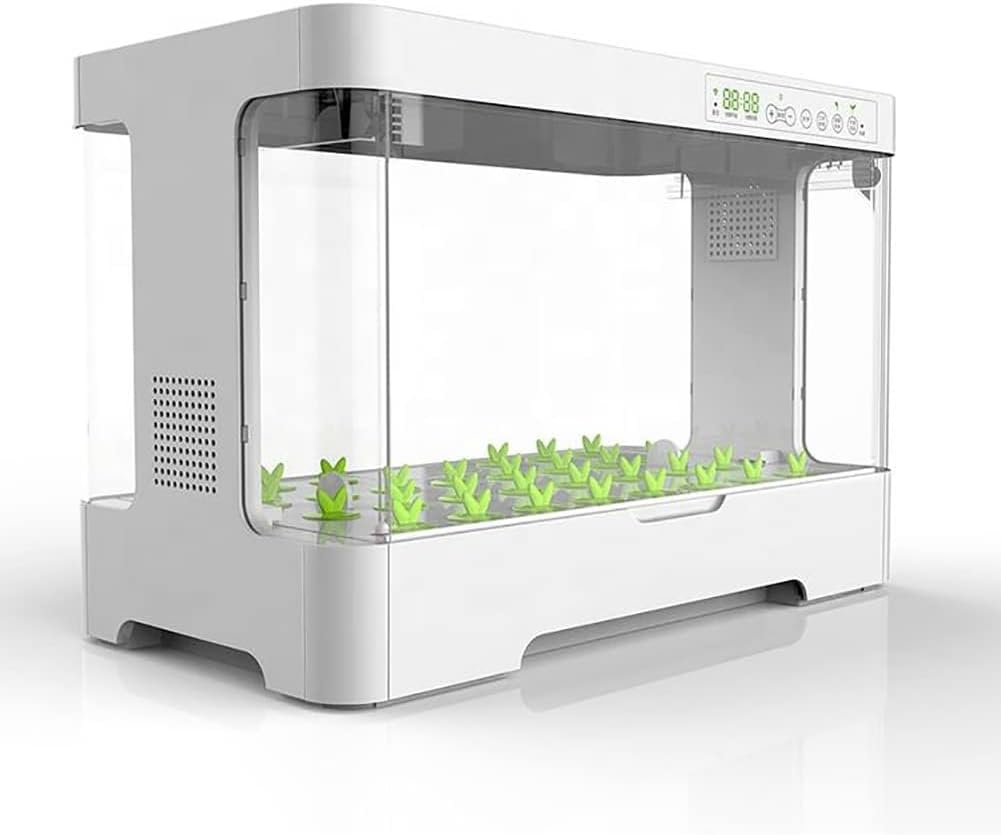 DISHENGZHEN Hydroponics Growing System, 30 Pods Indoor Herb Garden Kit with 20W LED Grow Light Automatic Timer Germination Kits, 4L Water Tank Smart Garden Planter for Home, Kitchen, Gardening DISHENGZHEN Hydroponics Growing System, 30 Pods Indoor Herb Garden Kit with 20W LED Grow Light Automatic Timer Germination Kits, 4L Water Tank Smart Garden Planter for Home, Kitchen, Gardening
