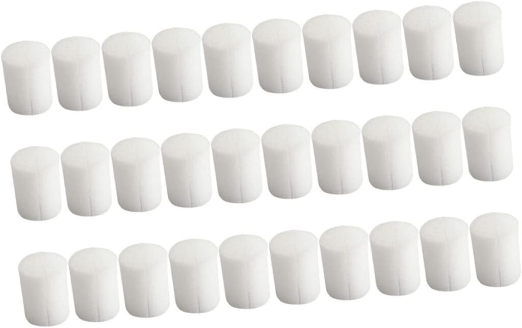 Happyyami 120pcs planting sponge hydroponic sponge block hydroponic garden system grow sponge hydroponics sponge soilless hydroponic sponge blocks gardening white wheatgrass square