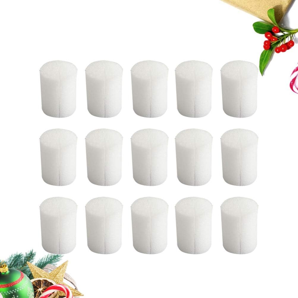 Hemoton 100pcs Hydroponics Sponges Seed Growing Media Cylindric Sponges for Net Cup Pots Basket Vegetables Planting Gardening Tool Moisturized Soilless Cultivation 19mm White Hemoton 100pcs Hydroponics Sponges Seed Growing Media Cylindric Sponges for Net Cup Pots Basket Vegetables Planting Gardening Tool Moisturized Soilless Cultivation 19mm White