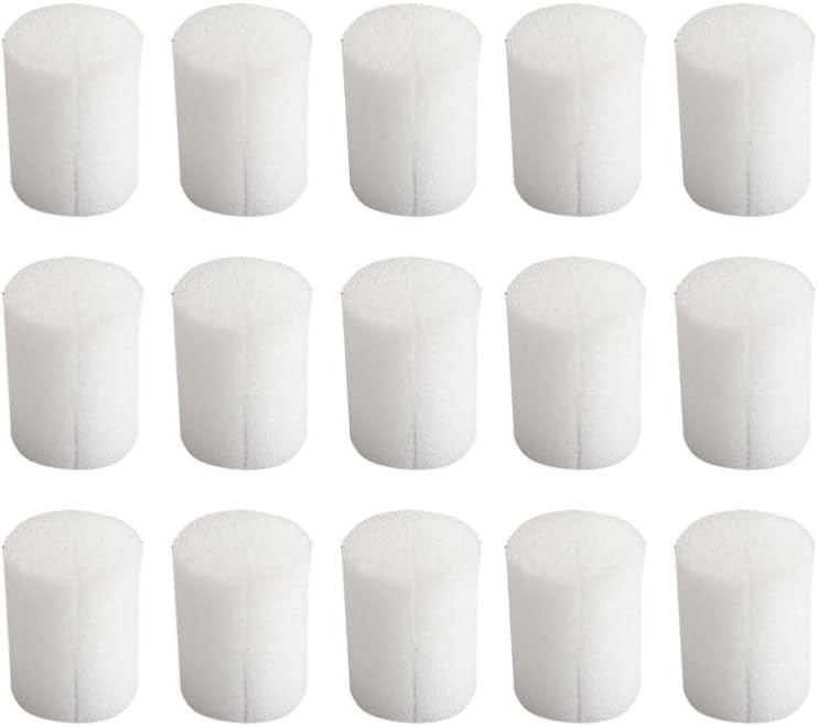 Hemoton 100pcs Hydroponics Sponges Seed Growing Media Cylindric Sponges for Net Cup Pots Basket Vegetables Planting Gardening Tool Moisturized Soilless Cultivation 19mm White Hemoton 100pcs Hydroponics Sponges Seed Growing Media Cylindric Sponges for Net Cup Pots Basket Vegetables Planting Gardening Tool Moisturized Soilless Cultivation 19mm White