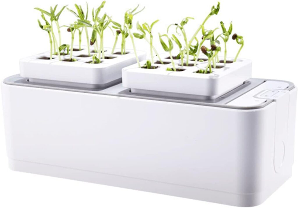 LIUHD Hydroponics Growing System,Indoor Herb Garden Starter Kit Smart Garden Planter for Home Kitchen Gardening Gifts for Women Mom