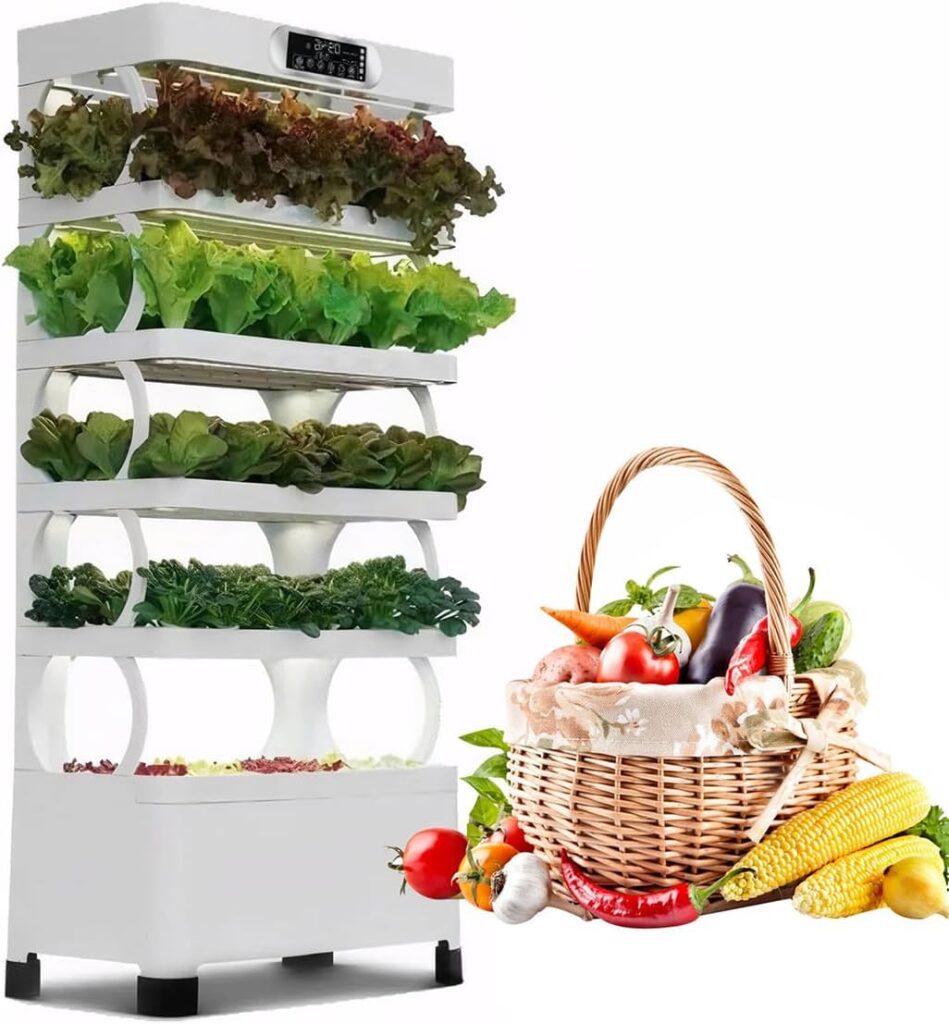 150 Sites Hydroponics Growing System, Indoor Herb Garden Planting Kit, Vertical Hydroponics Planting Kit with LED Light and Smart Touch Control for Vegetables Fruits 150 Sites Hydroponics Growing System, Indoor Herb Garden Planting Kit, Vertical Hydroponics Planting Kit with LED Light and Smart Touch Control for Vegetables Fruits