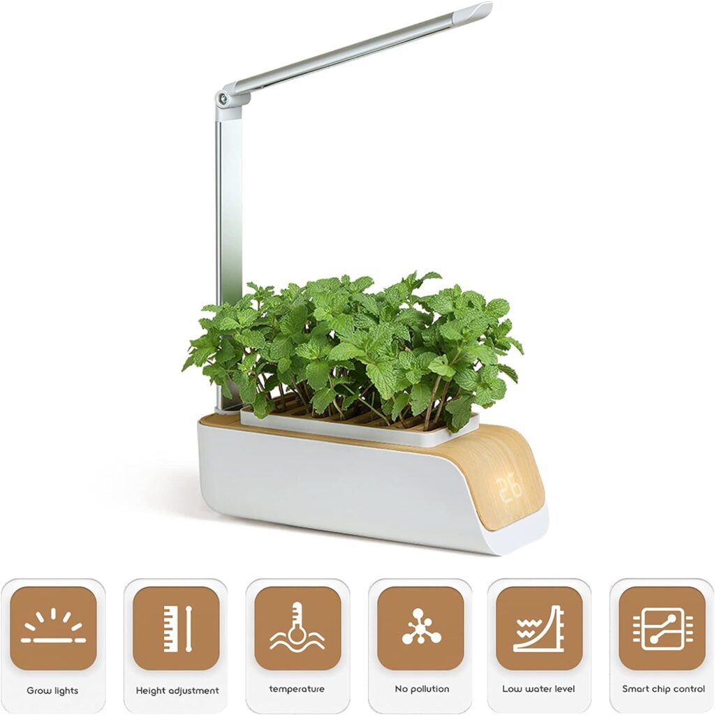 Adaskala Hydroponics Growing System, Indoor Herb Garden Kit with Grow Light, Smart Garden for Home and Kitchen, Indoor Plant Growing System, Herb Grower Vegetable Gardening System Adaskala Hydroponics Growing System, Indoor Herb Garden Kit with Grow Light, Smart Garden for Home and Kitchen, Indoor Plant Growing System, Herb Grower Vegetable Gardening System