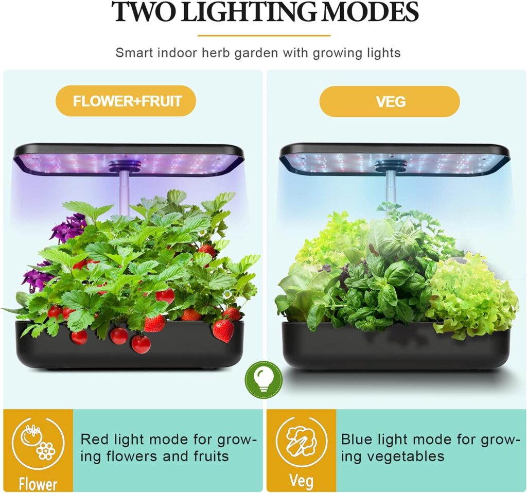 Goottan 12 Pods Hydroponics Growing System,Indoor Herb Garden Kit with 36W LED Grow Light,Automatic Timing Germination Plant Starter Kit Indoor,Height Adjustable Goottan 12 Pods Hydroponics Growing System,Indoor Herb Garden Kit with 36W LED Grow Light,Automatic Timing Germination Plant Starter Kit Indoor,Height Adjustable
