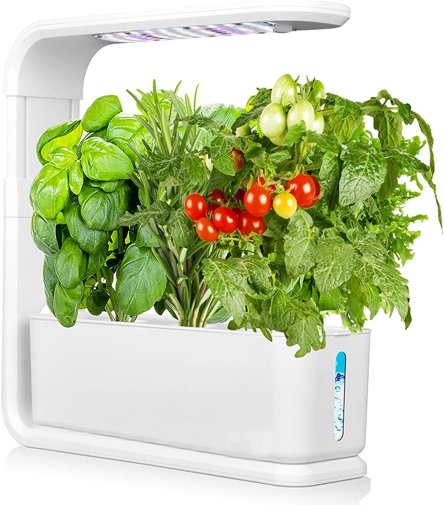 Hydroponics Growing System (3Pods) with LED Grow Light Smart Herb Indoor Garden Garden Kit Plants Germination Kit Automatic Timer Height Up to 13.4 For Kitchen Home Office White Hydroponics Growing System (3Pods) with LED Grow Light Smart Herb Indoor Garden Garden Kit Plants Germination Kit Automatic Timer Height Up to 13.4 For Kitchen Home Office White