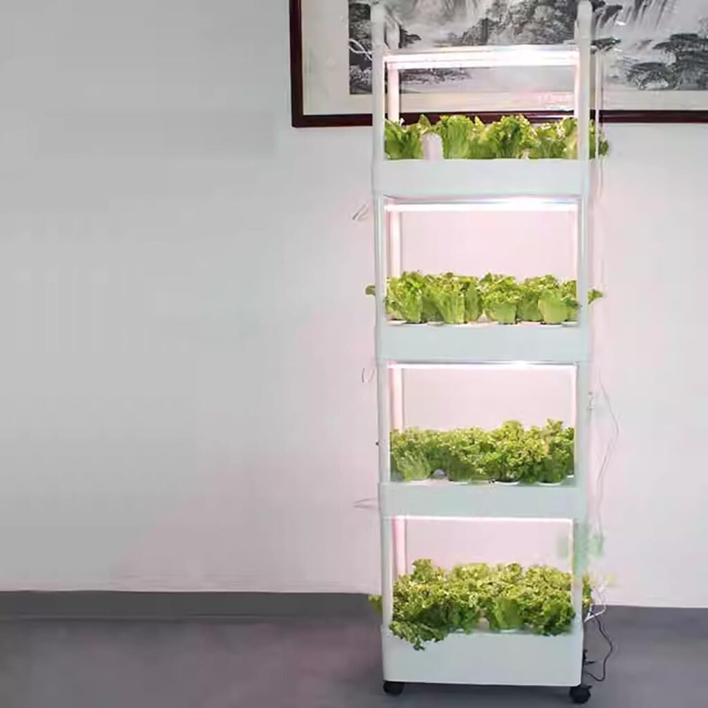 MTSYXYM Herb garden kit,hydroponic growing kits systems,Hydroponics Tower with LED Grow Light,indoor garden hydroponic growing system,for Herbs, Fruits and Vegetables. (Size : Three layer) MTSYXYM Herb garden kit,hydroponic growing kits systems,Hydroponics Tower with LED Grow Light,indoor garden hydroponic growing system,for Herbs, Fruits and Vegetables. (Size : Three layer)