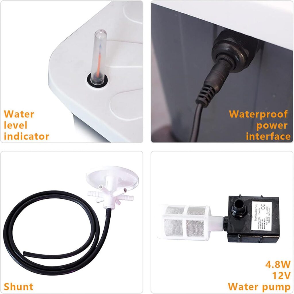 TEHONGMAI Hydroponics Growing System for Indoor Gardening - Vertical Aeroponic Tower Garden to Grow Herbs, Fruits  Vegetables - Aero Gardening System  Hydroponic Kit with 45 Grow Sites